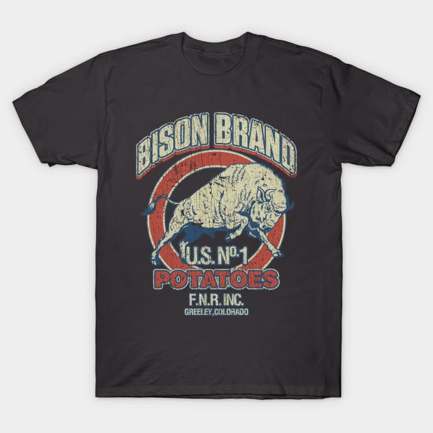 Bison Brand Potatoes 1941 T-Shirt by JCD666